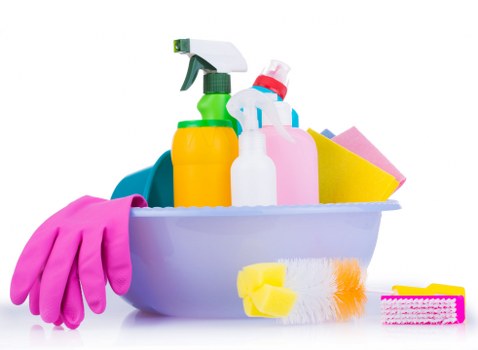 Carpet cleaning process carried out with attention to health and safety