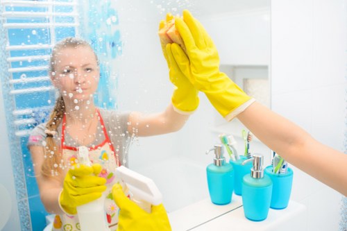 Professional after builders cleaning in a Hampstead NW3 property