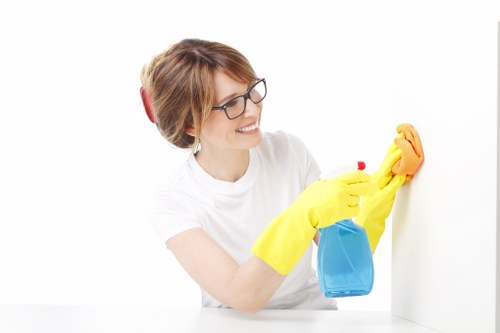 Cleaning process and preparation steps for a NW3 property visit