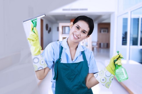 Professional office cleaning in a converted NW3 business property