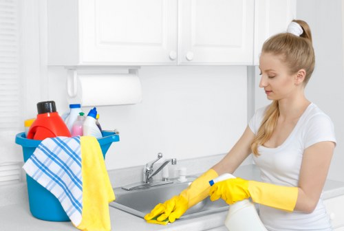Bathroom deep clean for a property in NW3