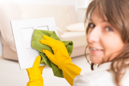 Local exterior cleaning for a mixed-use building in NW3